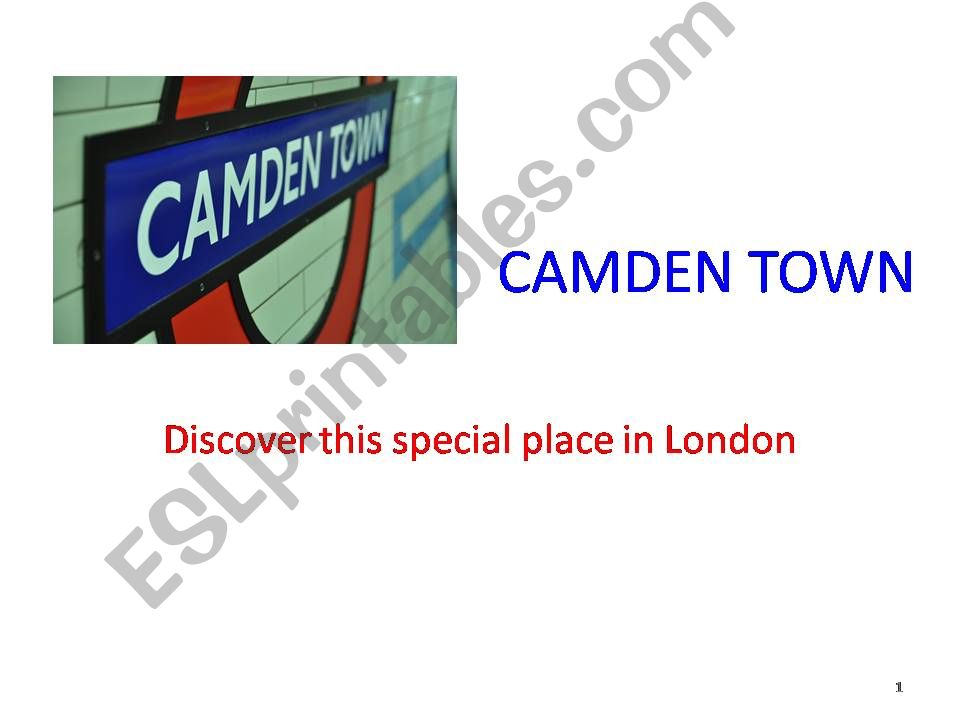 CAMDEN TOWN history and discovery of this Place PART 1