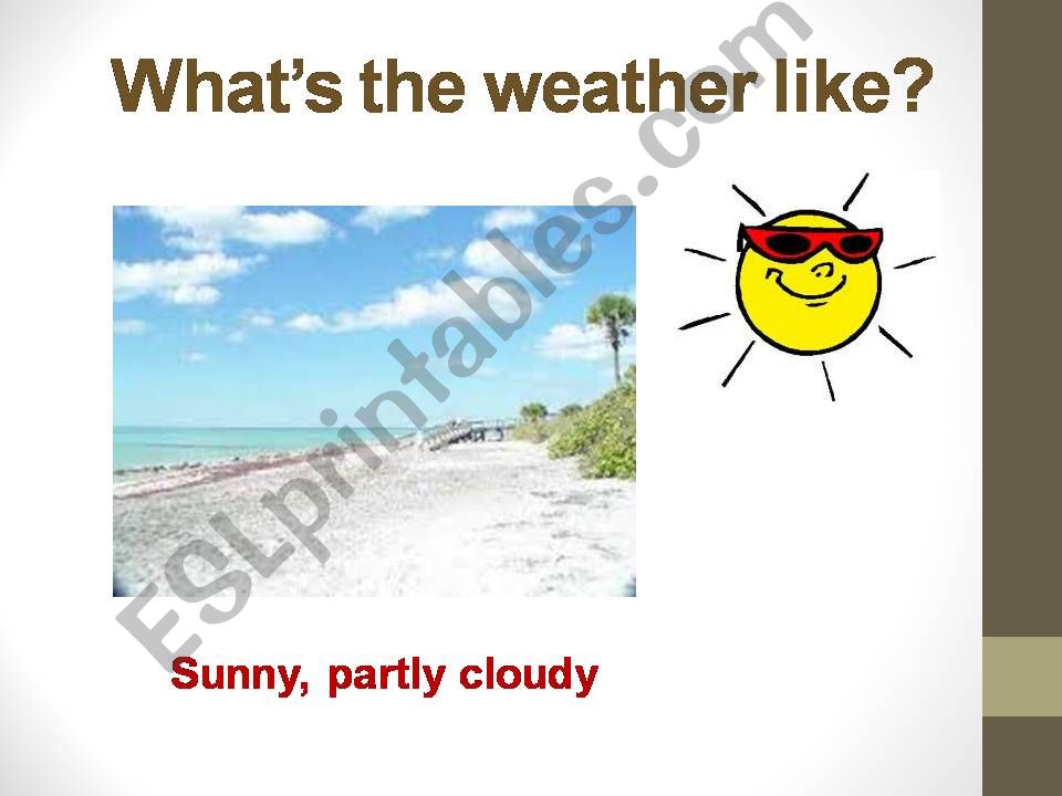 Whats the weather like powerpoint