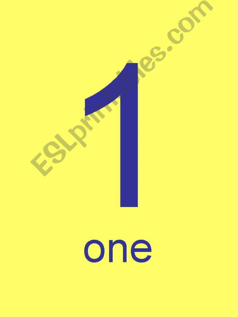 Numbers´  Presentation powerpoint
