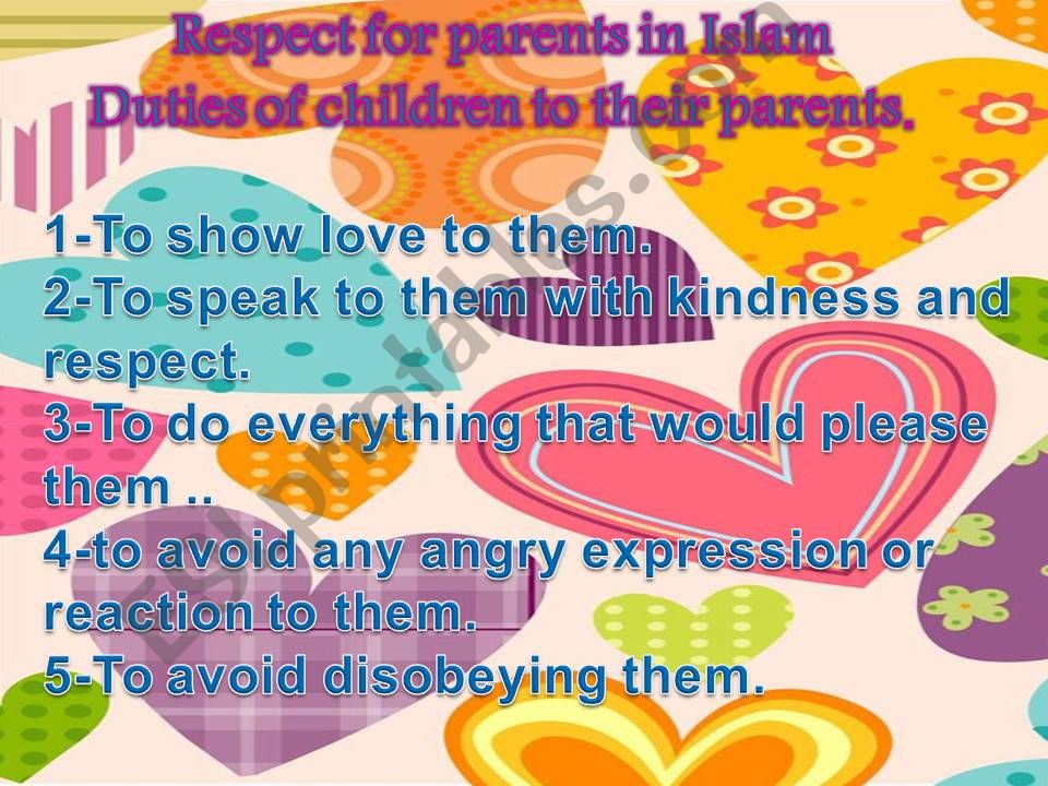 respecting parents powerpoint