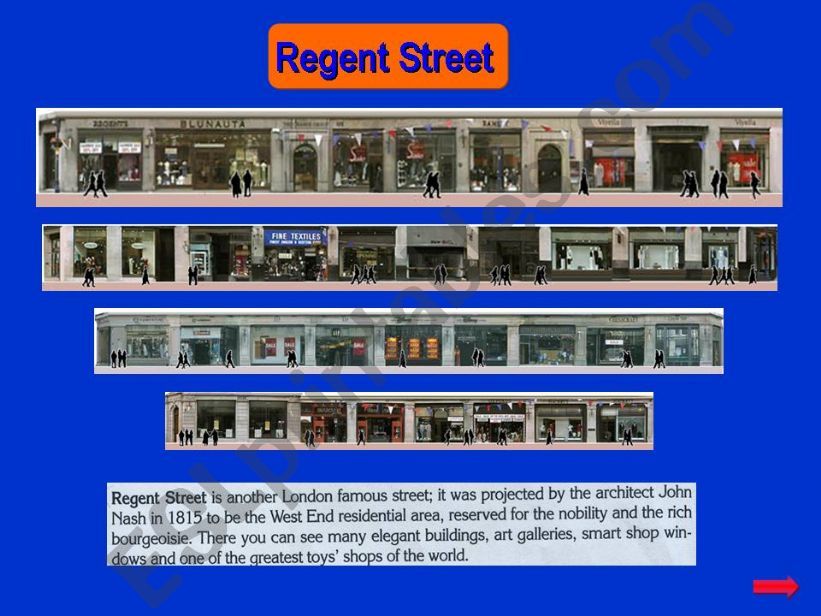 Main London streets_2 powerpoint