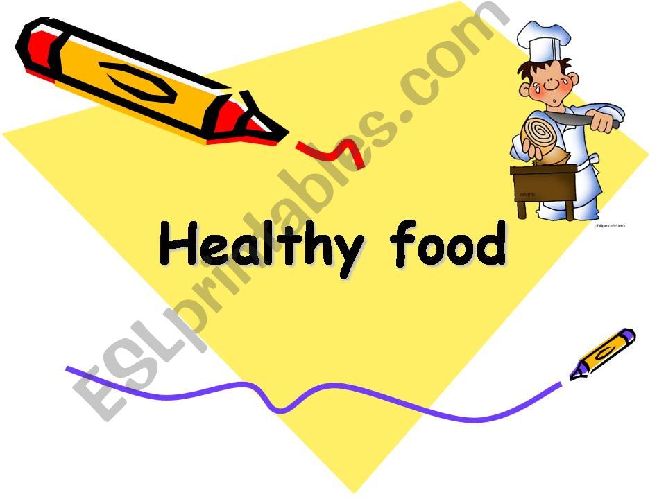 Healthy food powerpoint