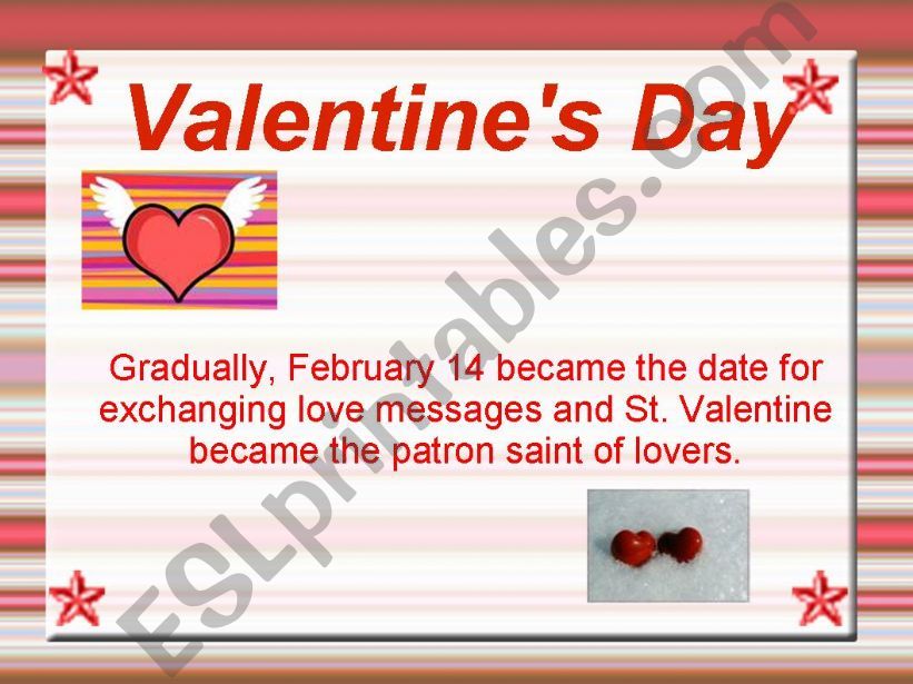 Valentines Day presentation powerpoint