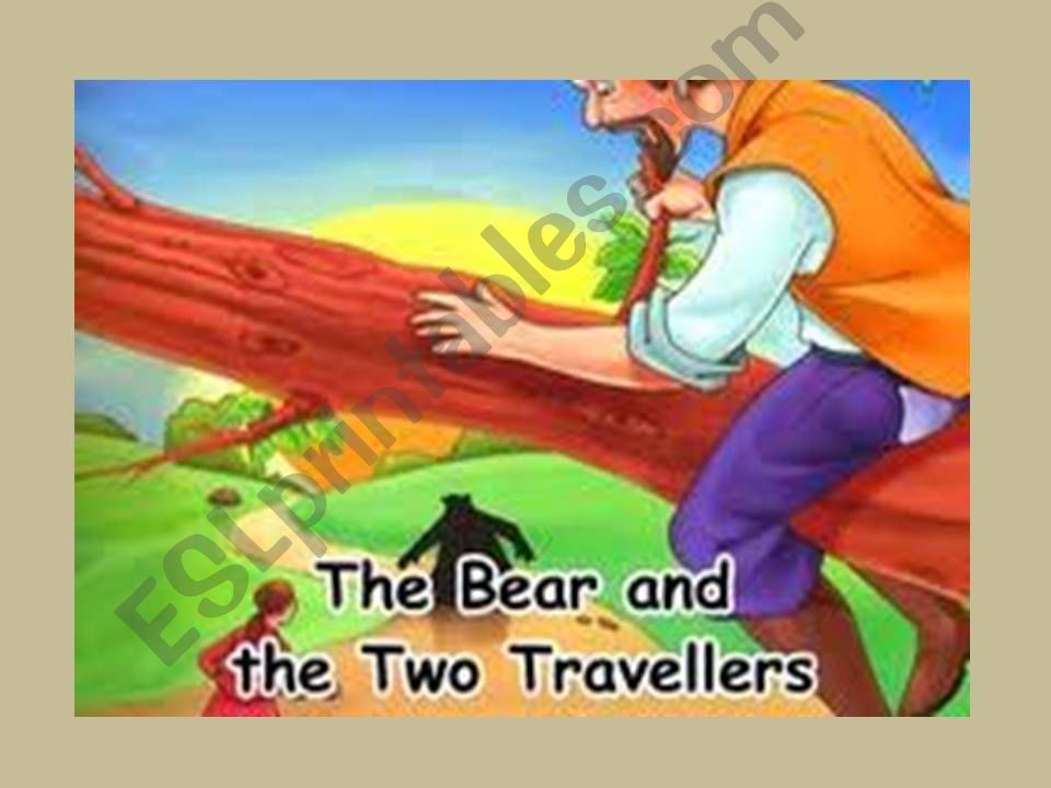 The bear and the travellers powerpoint