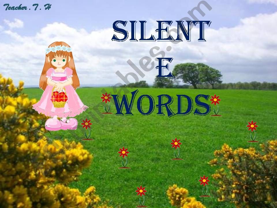 Silent   ( e ) words - game/ part one