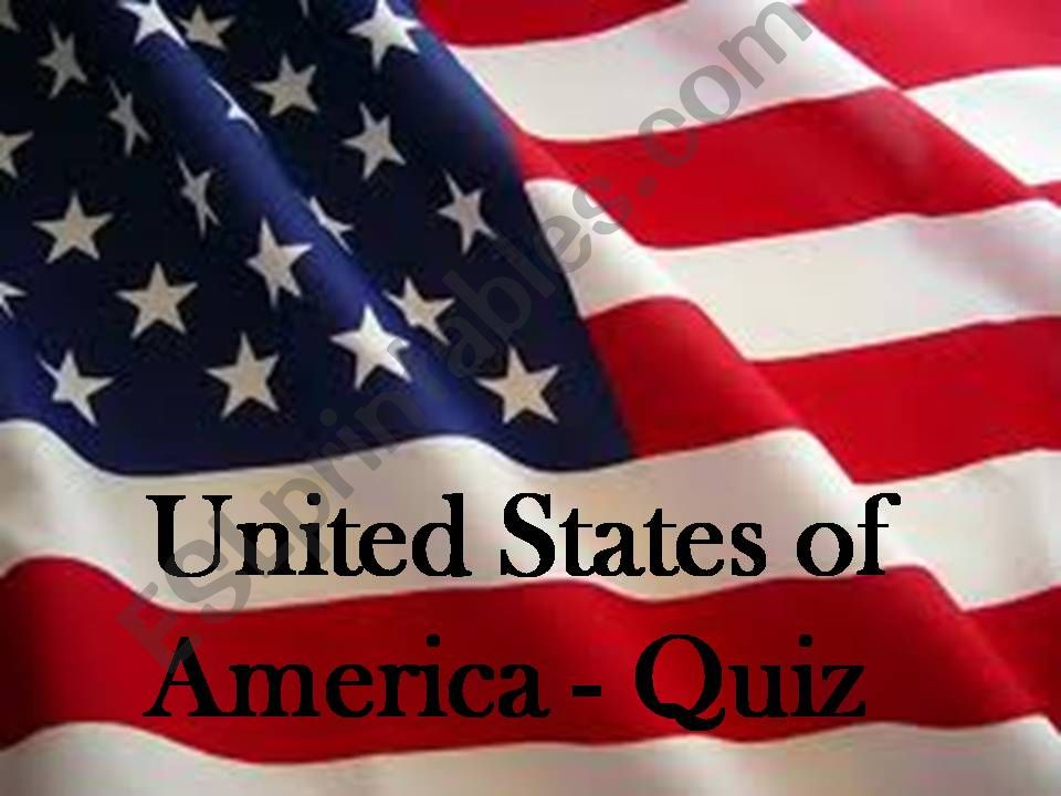 USA Quiz powerpoint