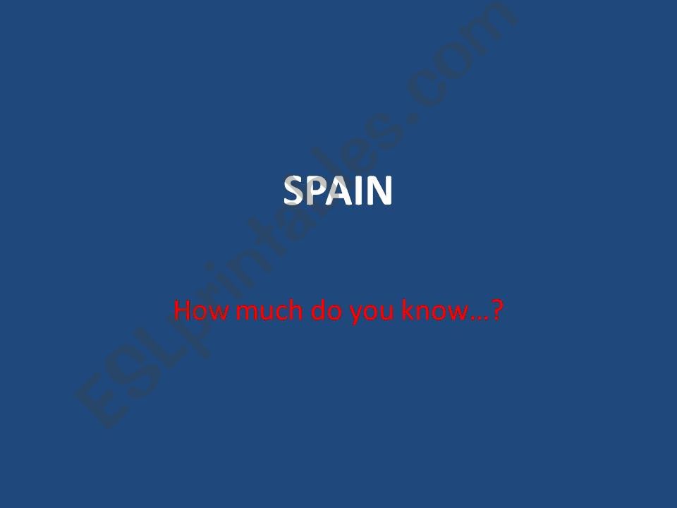 Spain vs Norway powerpoint