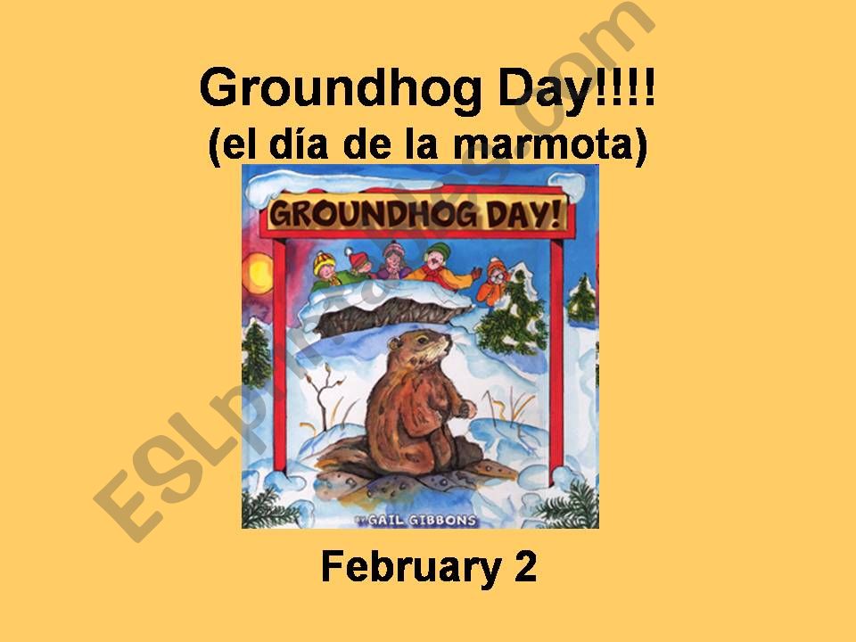 Groundhogs Day powerpoint