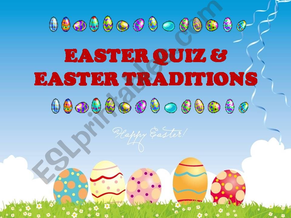 Easter quiz powerpoint