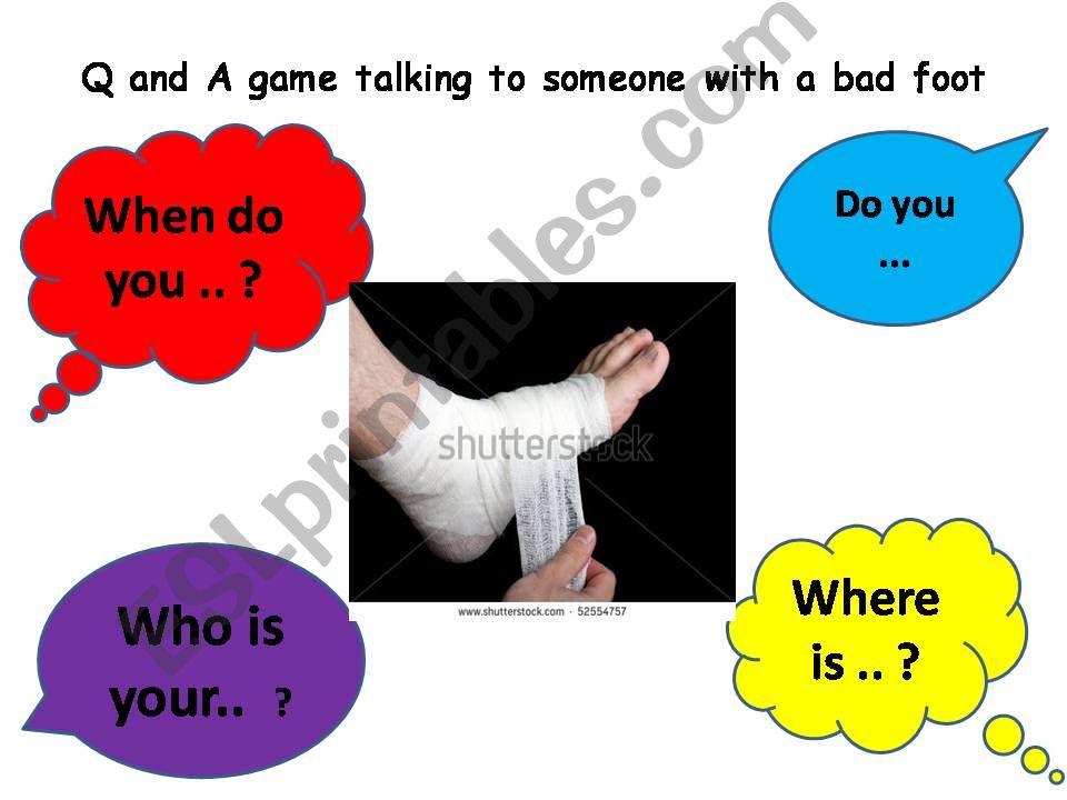 Question and answer game in health context