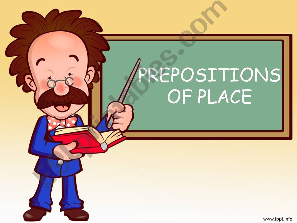 Prepositions of place powerpoint