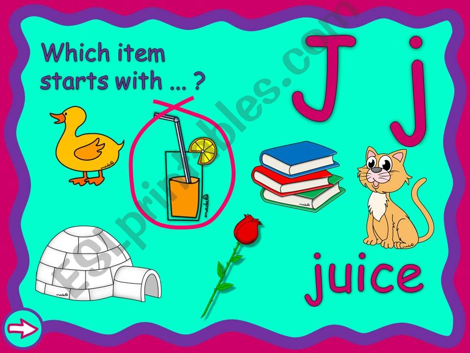 Phonics A - M (3/3) *GAME* powerpoint