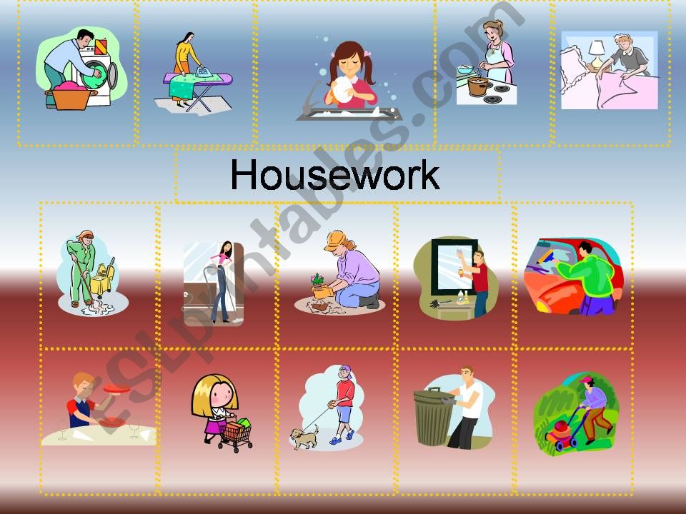 Housework powerpoint