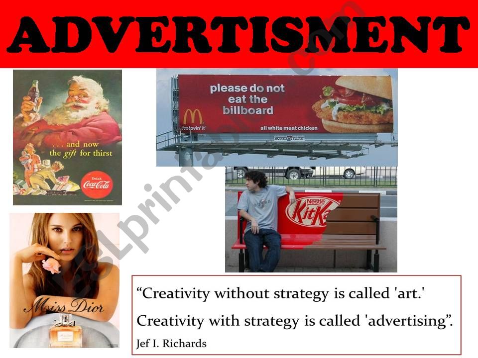 Advertisements powerpoint