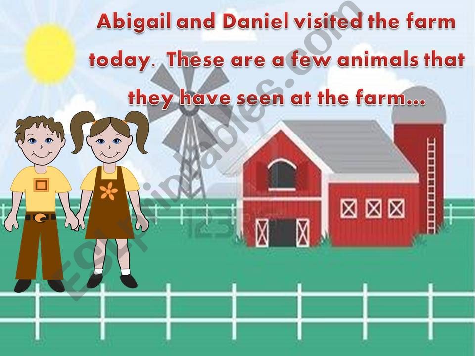 Farm Animal Products PART 1 (Farmyard by Gail Gregory)