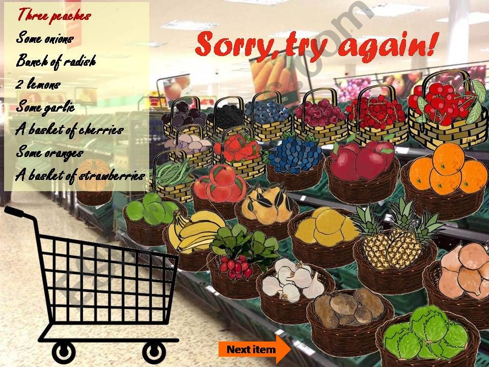Fruits and Vegetables 1 powerpoint