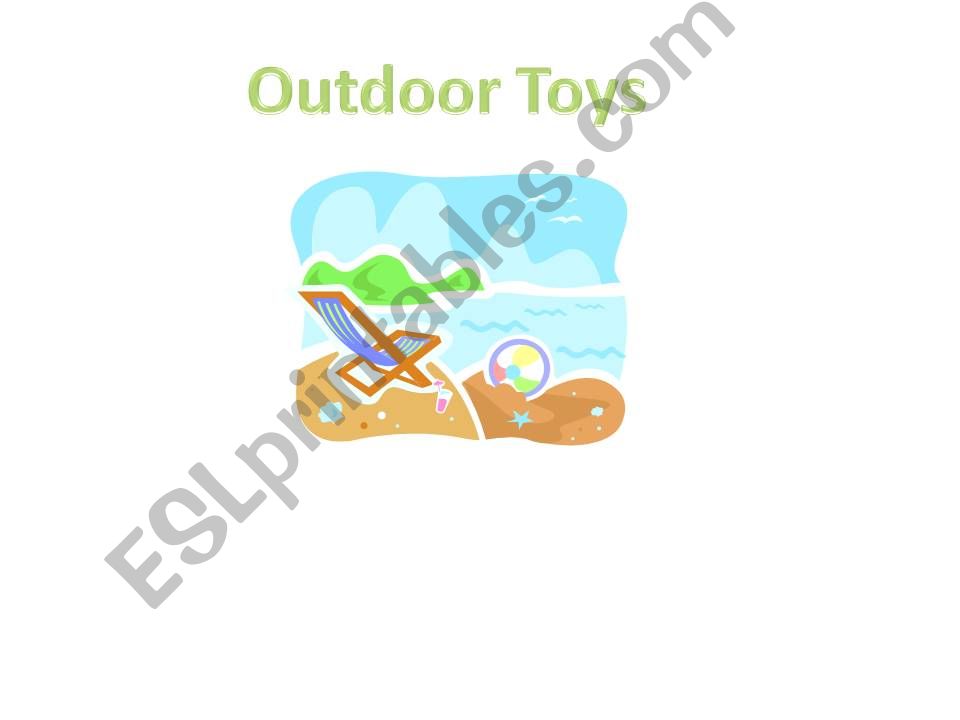 Outdoor toys powerpoint