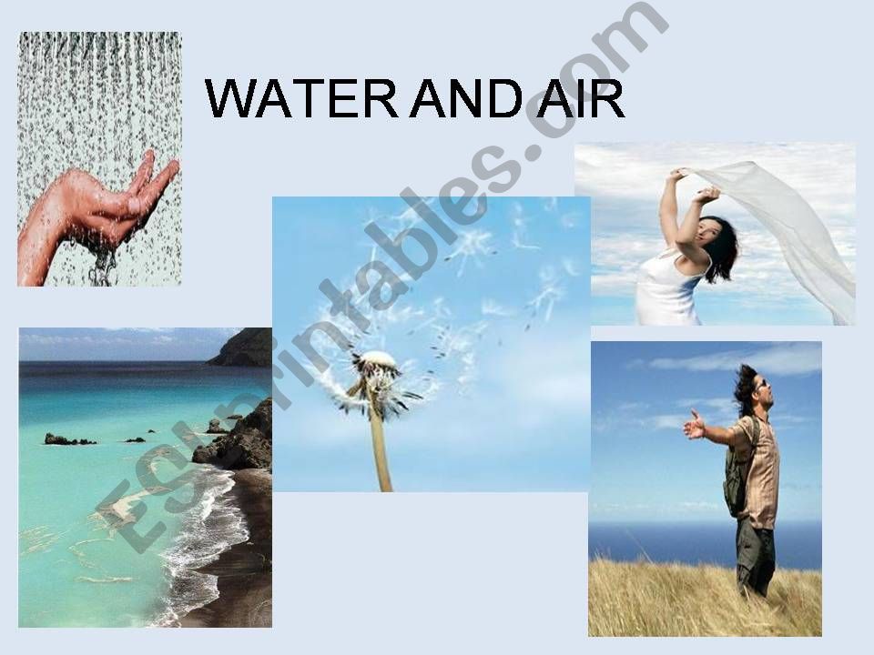WATER AND AIR powerpoint