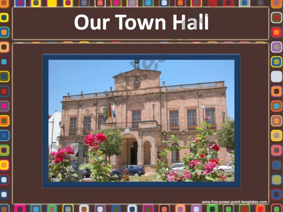 The Town Hall powerpoint