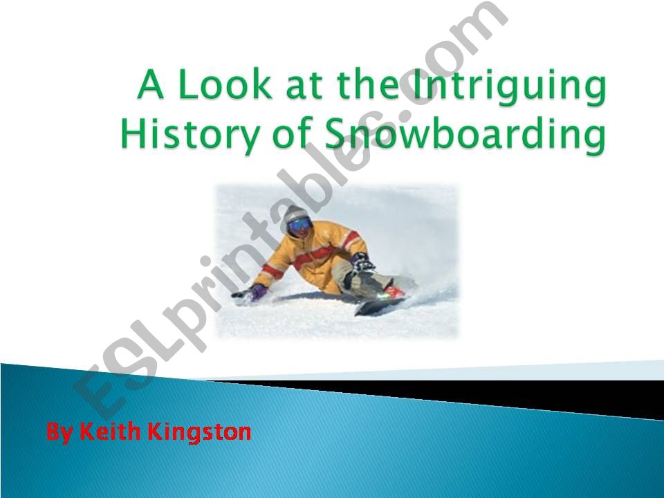the history of snowboarding powerpoint
