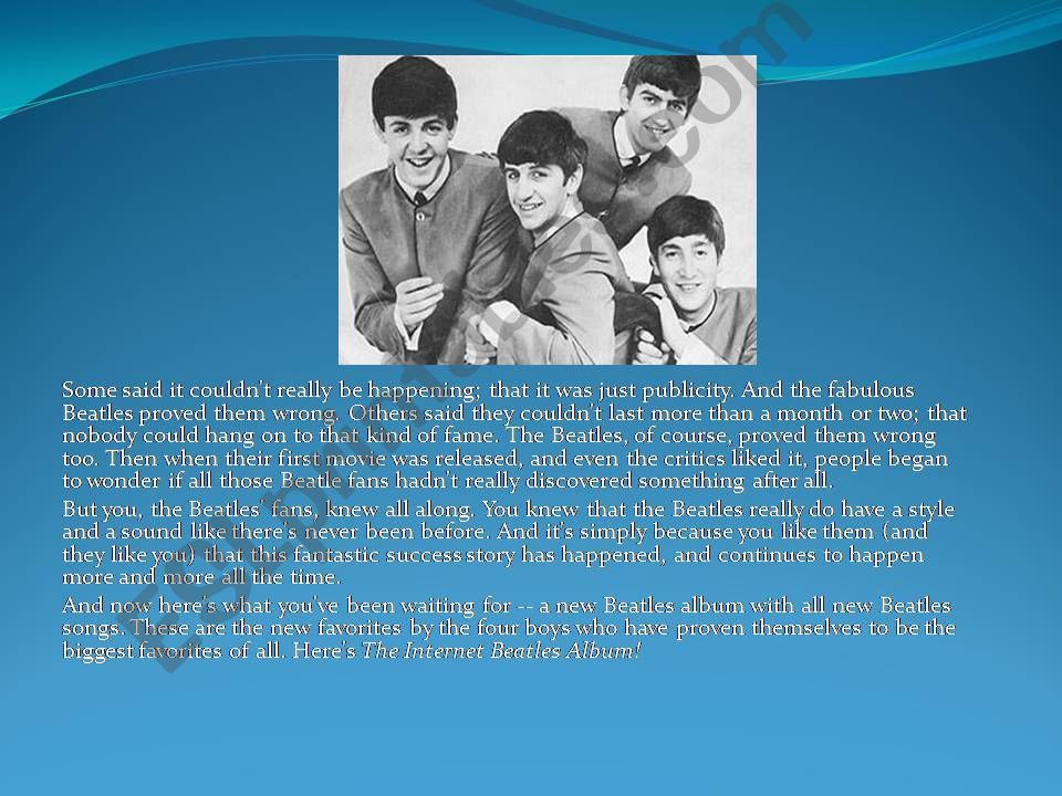 Beatles powerpoint