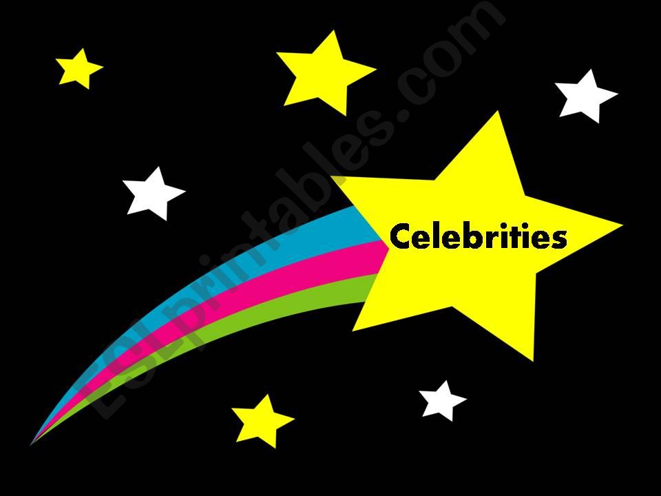 Celebrities presentation powerpoint