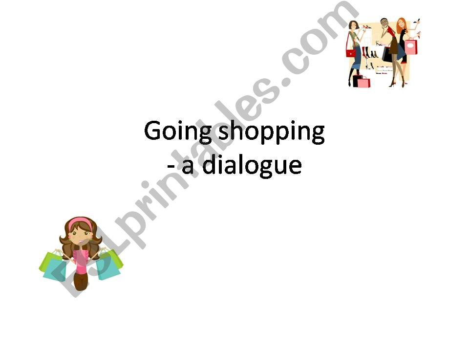 Going shopping powerpoint