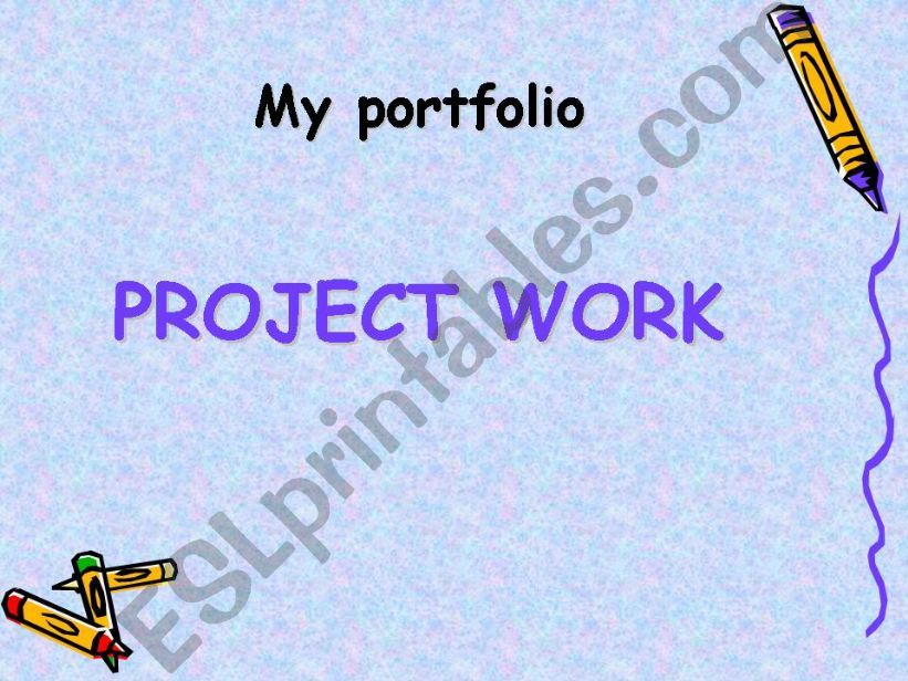 project  work powerpoint