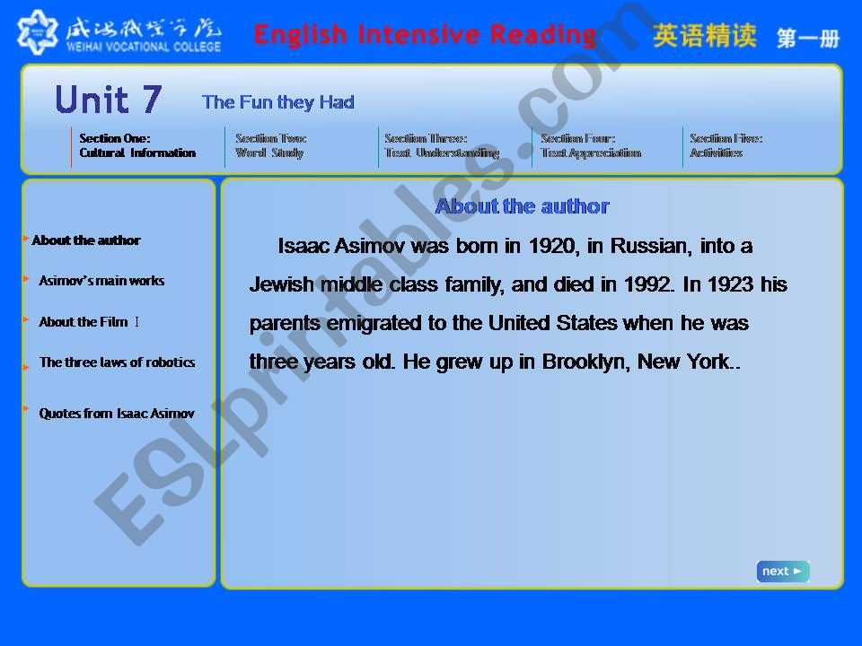 The fun they had by Isaac Asimov