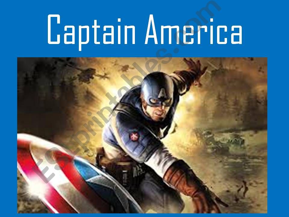 Captain America powerpoint