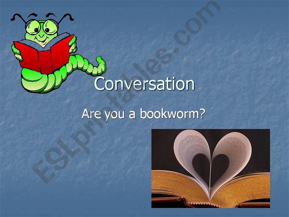 Conversation books powerpoint