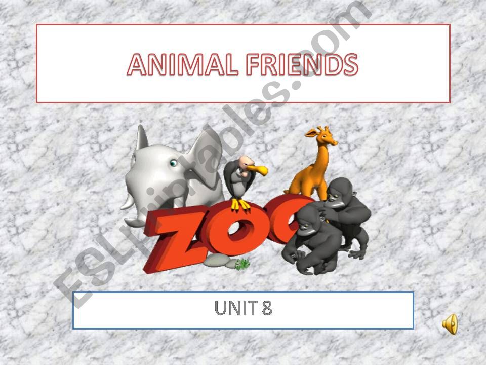 Animal Friends powerpoint