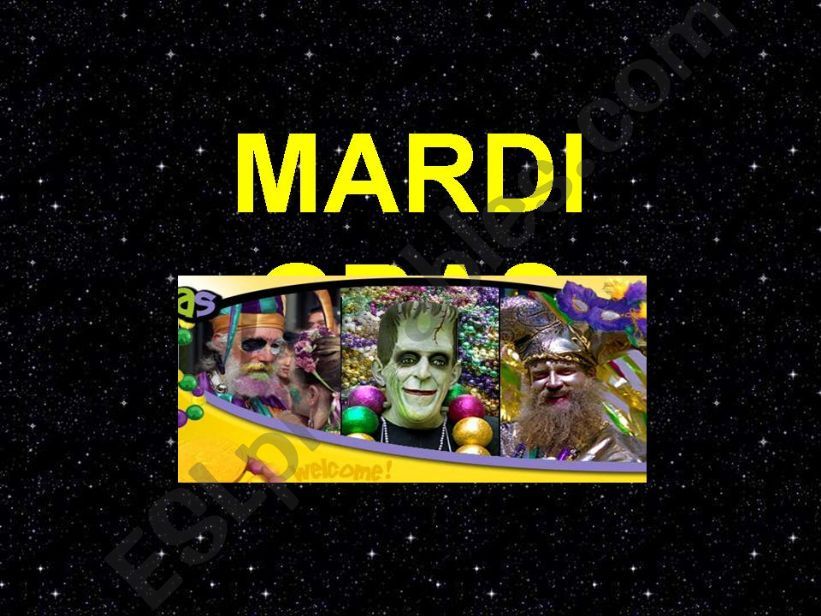 MARDI GRAS powerpoint