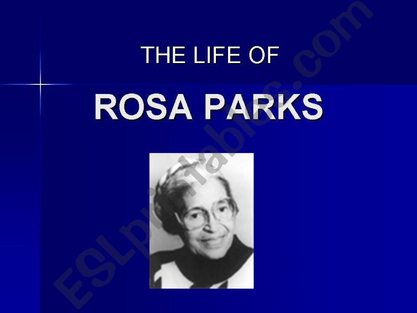 ROSA PARKS powerpoint