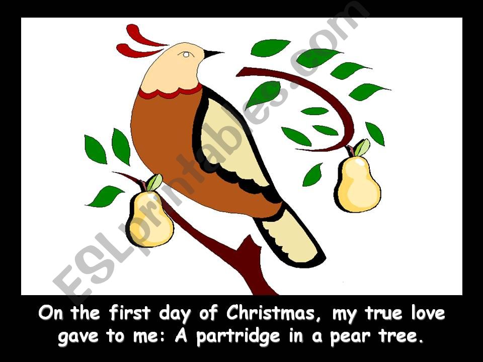 The Twelve Days of Christmas powerpoint
