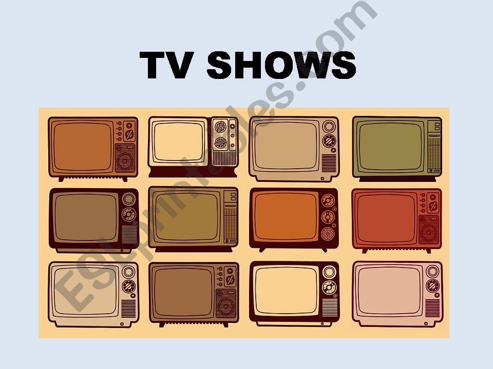 TV Shows powerpoint