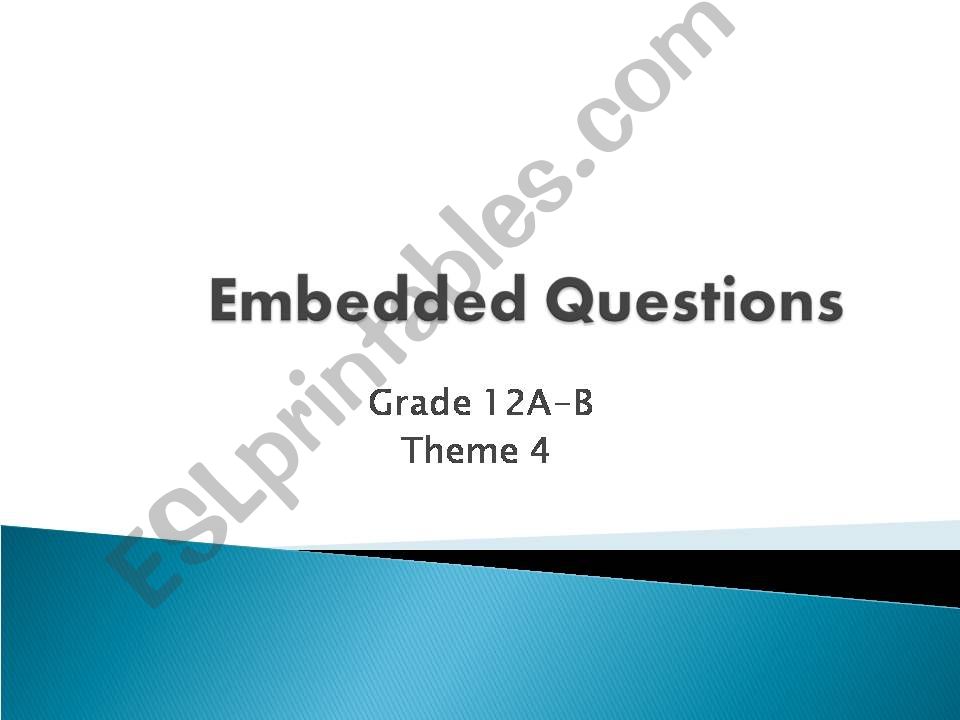 embedded questions powerpoint