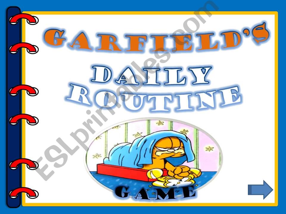 garfields daily routine game_spin the wheel