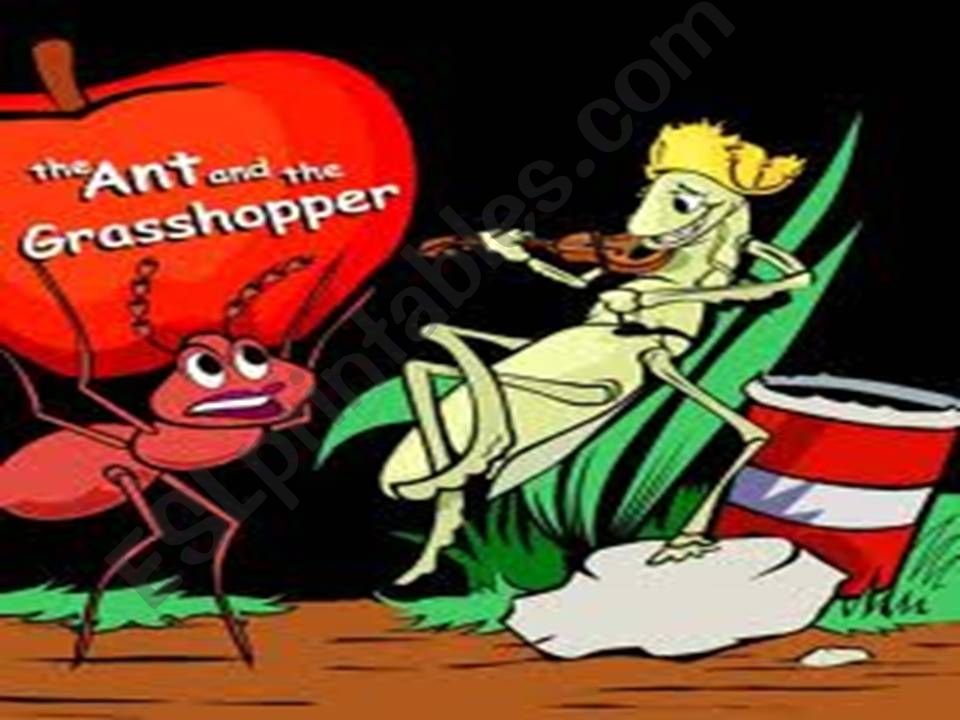 The ant and the grasshopper powerpoint