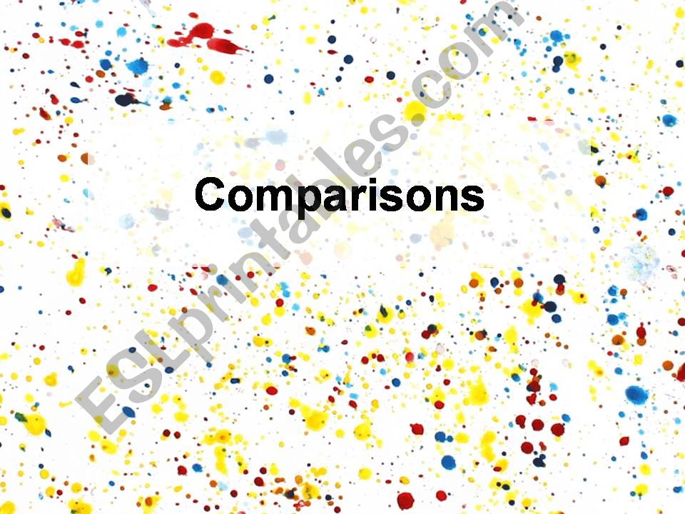 Comparisons - Who is it? powerpoint