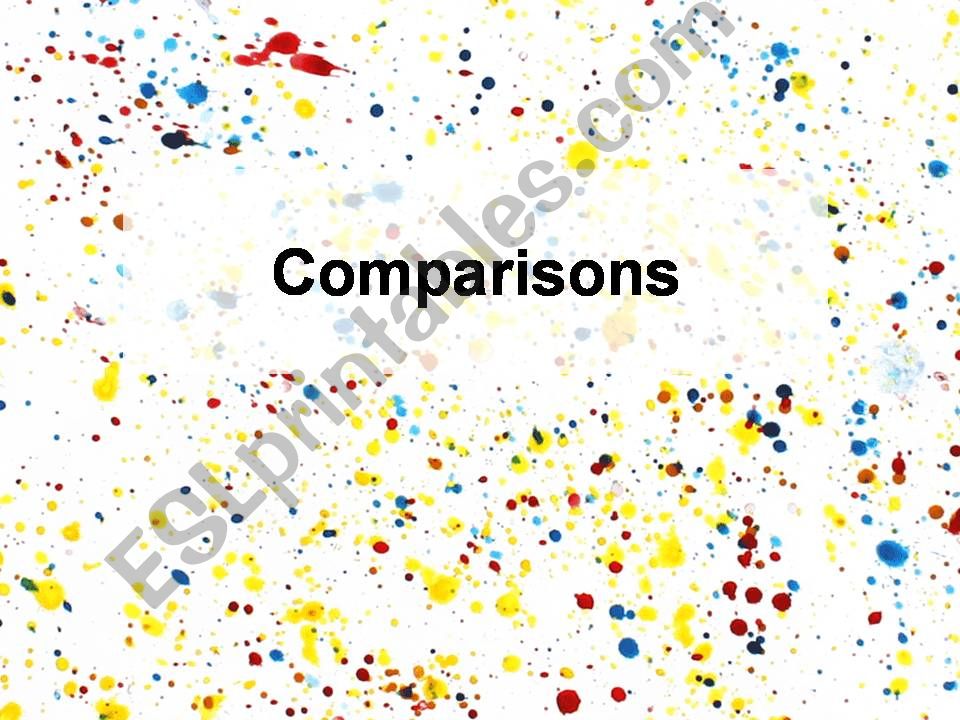 Comparisons - Who is it? powerpoint