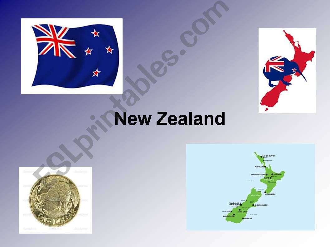 Quiz on New Zealand powerpoint