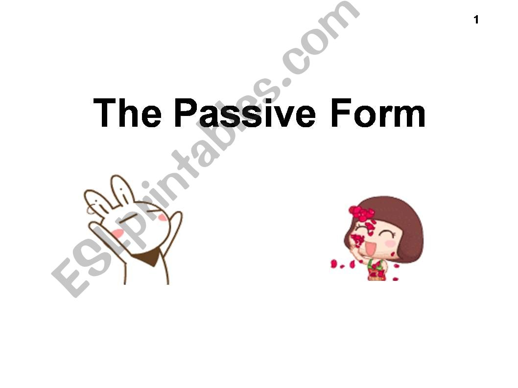 Passive Form presentation powerpoint