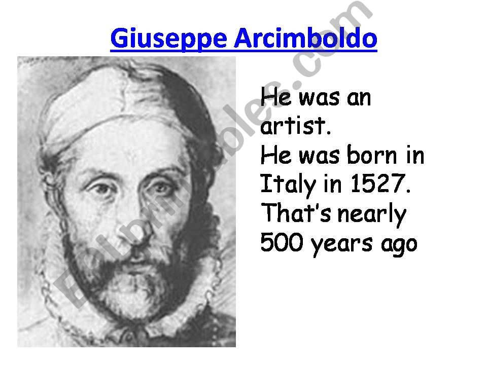Giuseppe Arcimboldo powerpoint