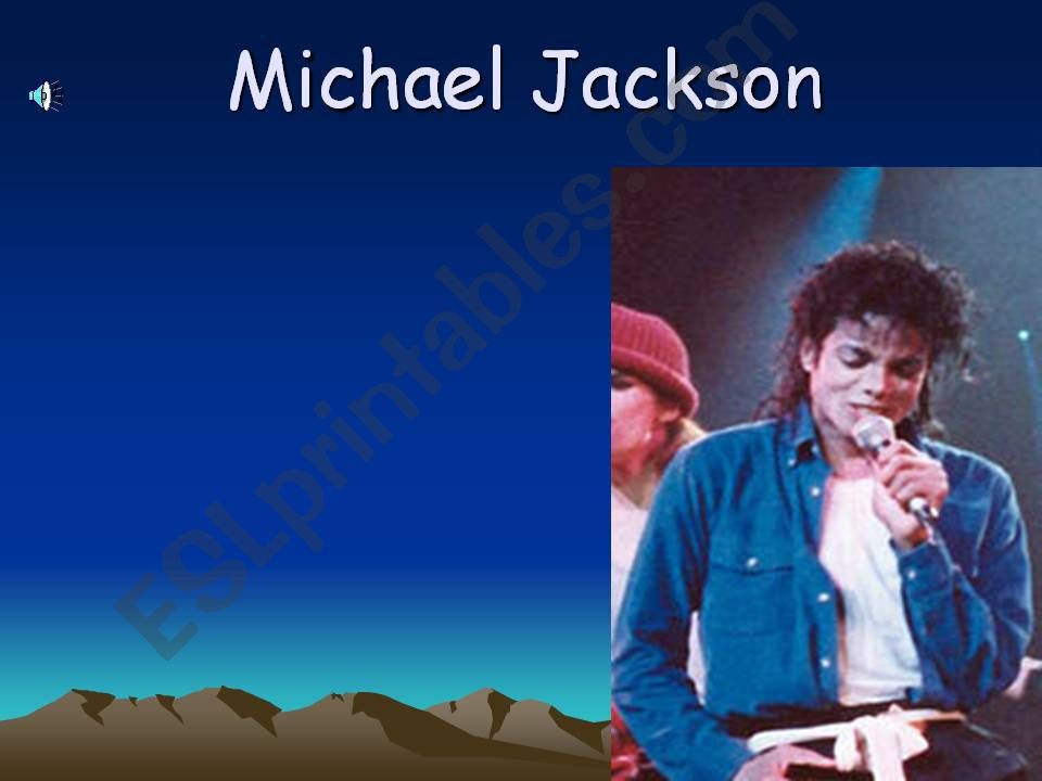 ESL - English PowerPoints: Presentation on Michael Jackson
