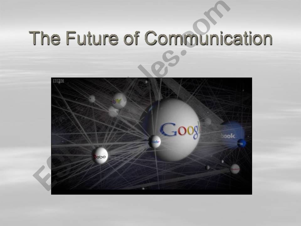 The Future of Communication powerpoint