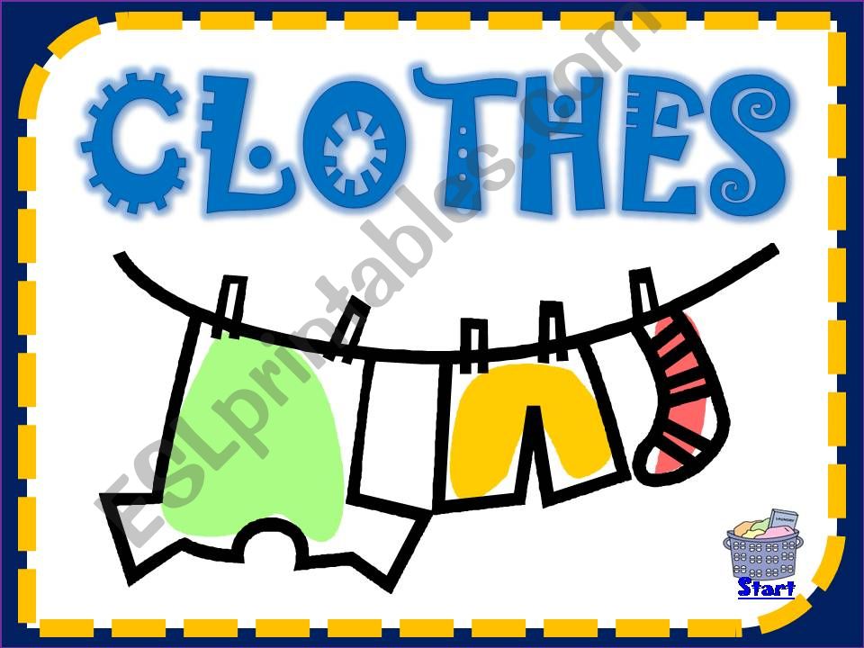 clothes vocabulary powerpoint