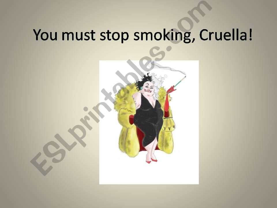Cruella and the doctor powerpoint