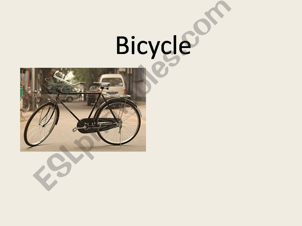 Bicycle powerpoint