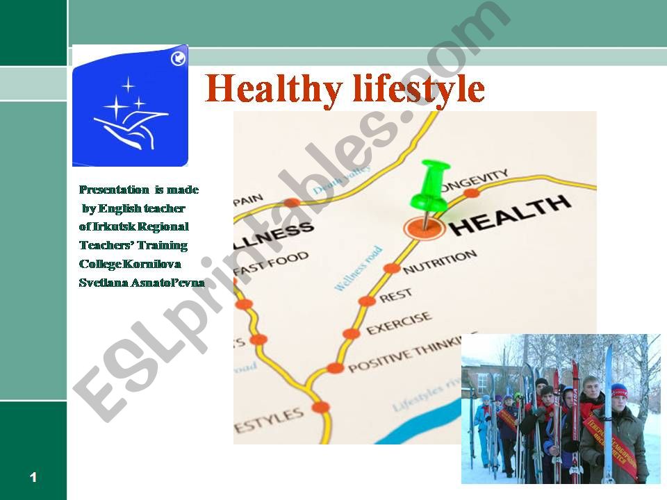 Healthy lifestyle powerpoint
